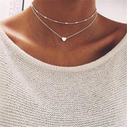 Tiny Charm Choker Necklace