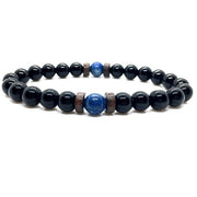 Mens Tibetan Buddha Moonstone Bead Bracelet