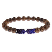 Mens Tibetan Buddha Moonstone Bead Bracelet