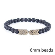 Mens Tibetan Buddha Moonstone Bead Bracelet