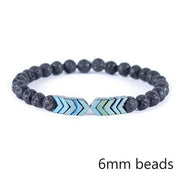 Mens Tibetan Buddha Moonstone Bead Bracelet