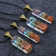 Retro Reiki Healing Orgone Energy Pendant Necklace