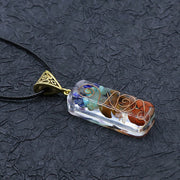 Retro Reiki Healing Orgone Energy Pendant Necklace