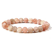 Sun Stone Quartz Crystal Beads Bracelet