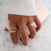 Bohemian Geometric Rings Sets