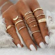 Bohemian Geometric Rings Sets