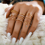 Bohemian Geometric Rings Sets