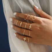 Bohemian Geometric Rings Sets