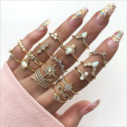 Bohemian Geometric Rings Sets