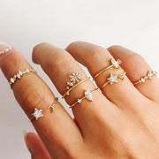 Bohemian Geometric Rings Sets