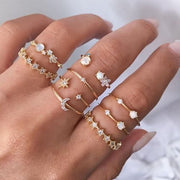 Bohemian Geometric Rings Sets