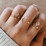 Bohemian Geometric Rings Sets