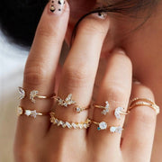 Bohemian Geometric Rings Sets