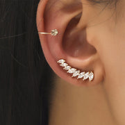 Bohemian Crystal Rhinestone Ear Cuff