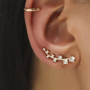 Bohemian Crystal Rhinestone Ear Cuff