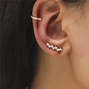 Bohemian Crystal Rhinestone Ear Cuff