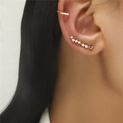 Bohemian Crystal Rhinestone Ear Cuff