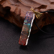 Geometric Pattern Organite Pendant