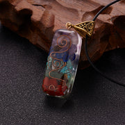 Geometric Pattern Organite Pendant