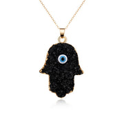 Bohemian Vintage Turkish Evil Eye Pendant Necklace