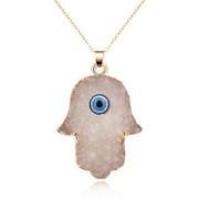 Bohemian Vintage Turkish Evil Eye Pendant Necklace