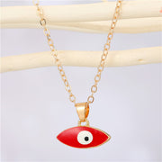 Bohemian Vintage Turkish Evil Eye Pendant Necklace