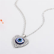 Bohemian Vintage Turkish Evil Eye Pendant Necklace