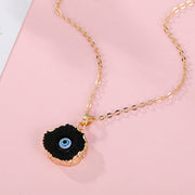 Bohemian Vintage Turkish Evil Eye Pendant Necklace