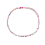 Bohemian  Seed Bead Shell Choker Necklace -Multi-Color