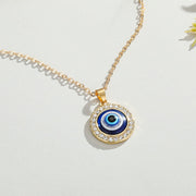 Vintage Turkish Evil Eye Pendant Choker