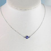 Vintage Turkish Evil Eye Pendant Choker