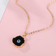 Vintage Turkish Evil Eye Pendant Choker