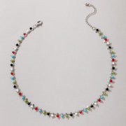 Tocona Bohemian Colorful Beaded Necklace