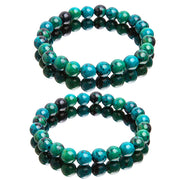 Chrysocolla Malachite Bracelet