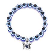 Blue Evil Eye Bracelet Hand of Fatima