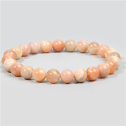 Sun Stone Quartz Crystal Beads Bracelet